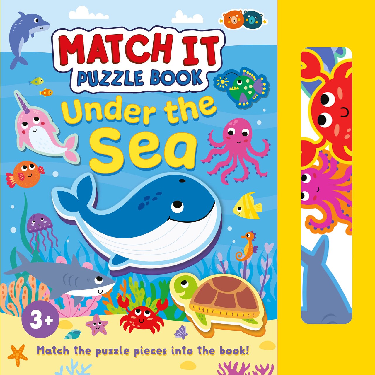 Buddy & Barney: Match It Puzzle Book - Under The Sea - Jigsaw Activity Storybook, Ocean-Themed Illustrations, Early Learning Shape Recognition, Kid 3+